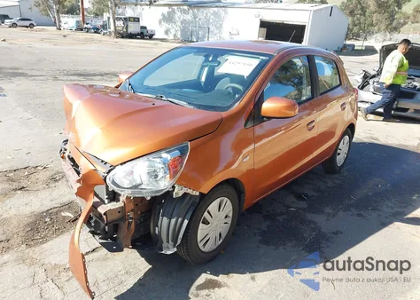2018 Mitsubishi Mirage Es from USA, damaged, VIN ML32A3HJ5JH002871